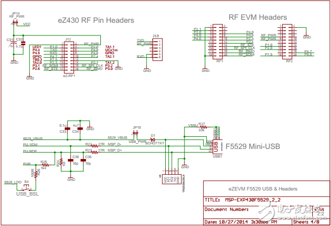 Msp430f5529 schematic