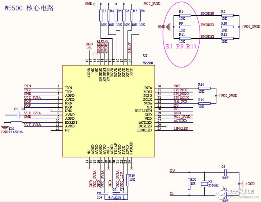 W5500 schematic _w5500 circuit diagram