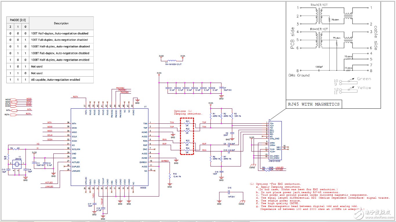 W5500 schematic _w5500 circuit diagram