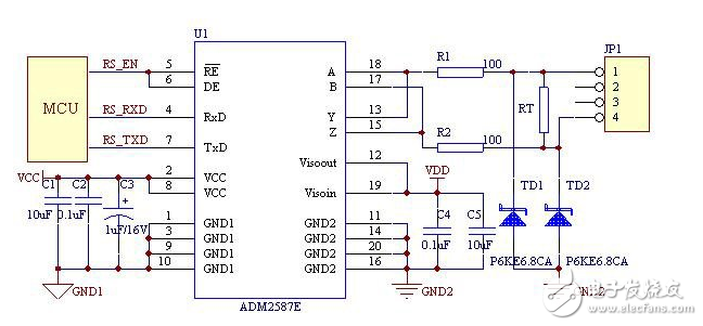 Adm2587ebrwz technical parameters _ pin map _ package size