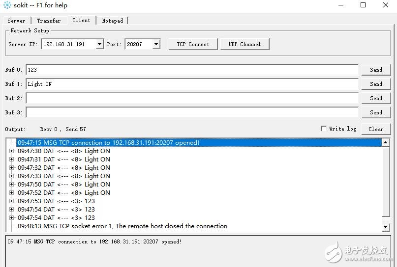 Esp8266, tcp communication instance detailed