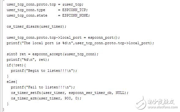 Esp8266, tcp communication instance detailed