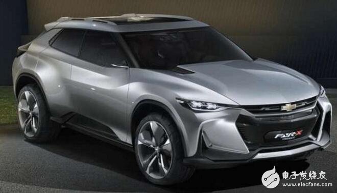 Chevrolet FNR-X, family-style front face design, the new car also uses a black A-pillar, with intelligent oil-electric hybrid system, production version is worth looking forward to