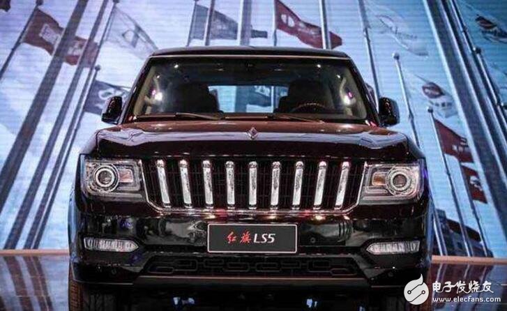 The red flag LS5 has a solemn and domineering style, adopting the latest style of double nine-shaped wheels, domestic top luxury SUV