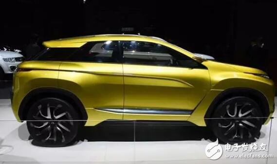 Mitsubishi ex pure electric SUV, dreamy interior space, the design is particularly futuristic! Frog looks 100% on the road