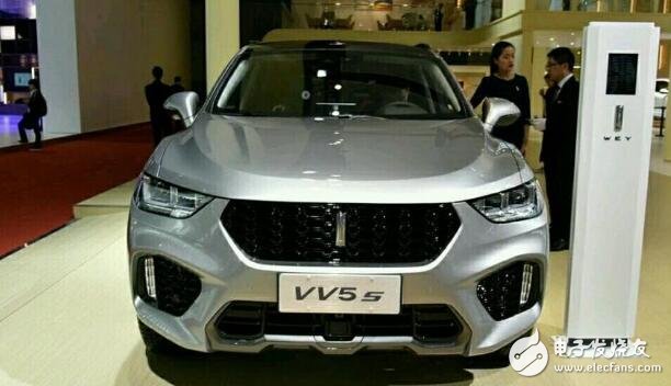 Great Wall vv5 high-end SUV strikes, using a total of four out of the exhaust, can compete with the super run, selling 120,000 to VV7 class