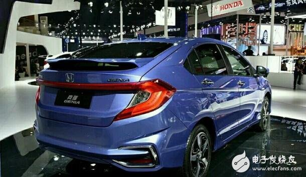 Interior details of the Honda Jingrui