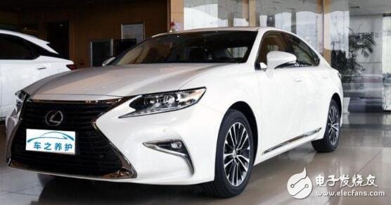 Lexus ES special edition, the new car is equipped with LED welcome lights that can project the Lexus logo and GPS navigation module, Japanese luxury car, 363,000