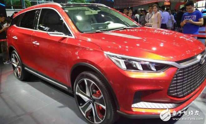 After the BYD Song MPV, BYD will launch a dynasty concept car, claiming to be the "most sturdy" SUV since BYD built the car.