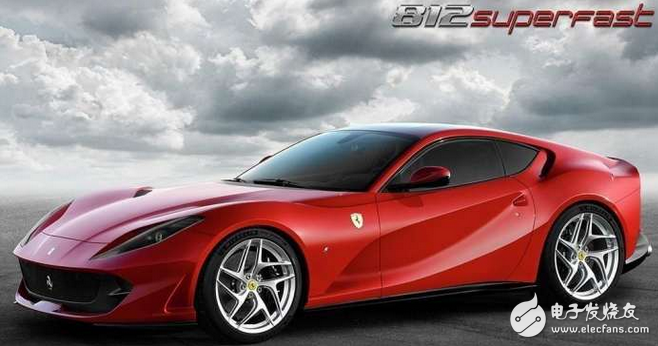 Ferrari's sports car with self-priming V12 engine is the perfect ending: Ferrari 812-Superfas, a super-powerful super sports car!