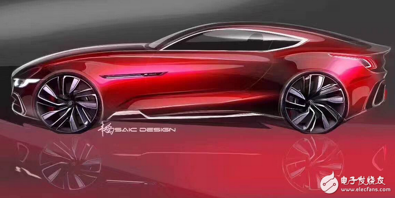 The MG's new coupe concept car - E-motion, Yan value "complete explosion" Artz, full of technology! Pre-sale price is only 120,000