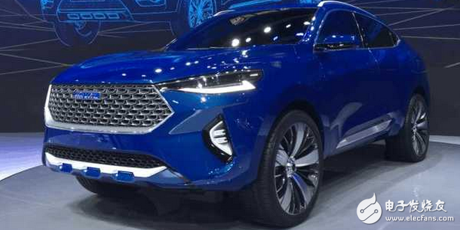 The new Haval SUV: The HB-03-Hybrid is powered by a 2.0T engine with a timely four-wheel drive system! Pre-sale of 120,000, will be officially listed in 2018