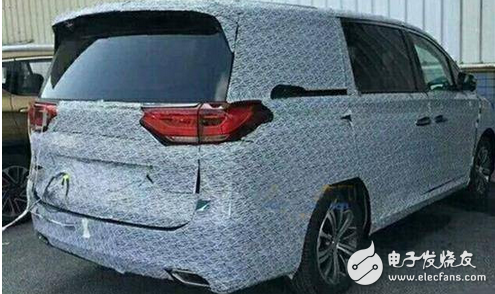 Guangqi Chuanqi GM8 latest spy photos exposure, through-type taillights is a bright spot!