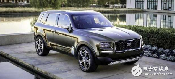 Kia Telluride is known as the large GS8: the interior is luxurious and does not lose Mercedes-Benz, the shape is domineering! 3.5L+V6 with hybrid four-wheel drive, off-road performance super Prado!