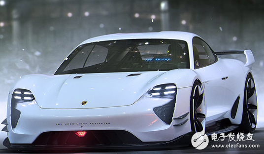 Porsche's first electric sports car officially unveiled in 2019, with a range of up to 500 kilometers