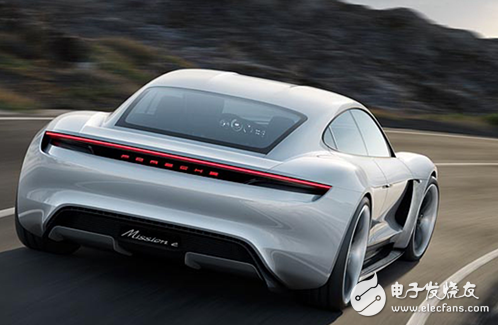 Porsche's first electric sports car officially unveiled in 2019, with a range of up to 500 kilometers