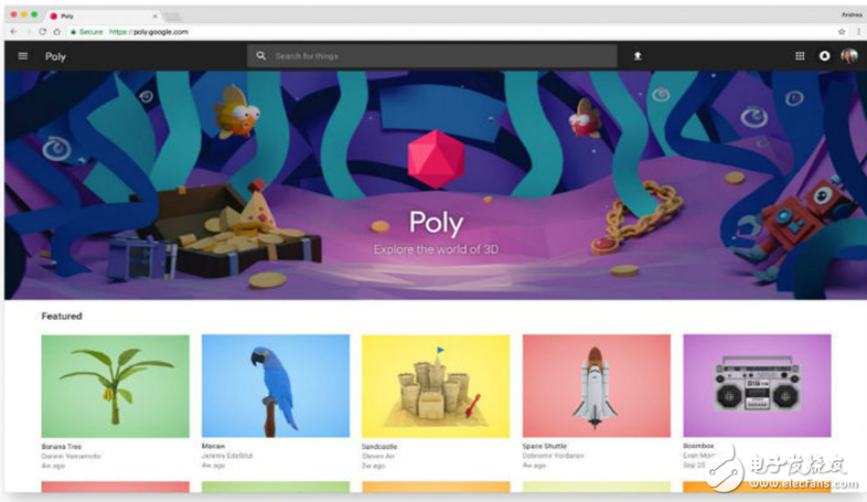 Google pushes 3D model platform Poly, VR/AR will be pushed to the commanding heights
