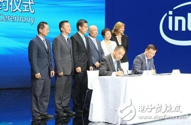 Intel teamed up with Changan Automobile to promote the car's intelligent process