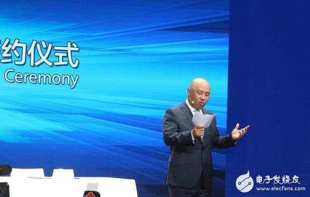 Intel teamed up with Changan Automobile to promote the car's intelligent process