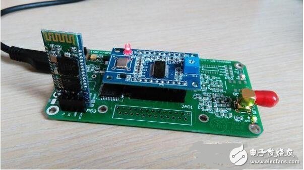 Making a design based on STC15W4K48S4 designed mobile phone control AD9850 signal generator