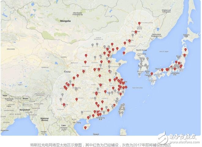 According to foreign media Green Car Reports, Tesla Motors is actively expanding its coverage of super-charged piles in the United States, providing electric car owners with more convenient charging conditions, allowing them to drive longer distances. . Tesla has been committed to providing users with free fast charging stations throughout the United States and will continue to expand the network coverage of these charging stations. In this regard, Tesla has achieved great results, and Tesla has made remarkable progress even in the same month. In January, the total number of Tesla super charging pile sockets was 3,439, distributed in 593 charging stations around the world;