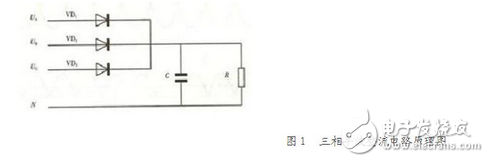 The role of three-phase rectifier circuit: