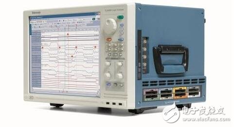 The difference between a logic analyzer and an oscilloscope: