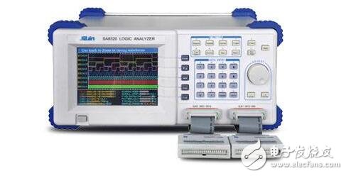 The difference between a logic analyzer and an oscilloscope: