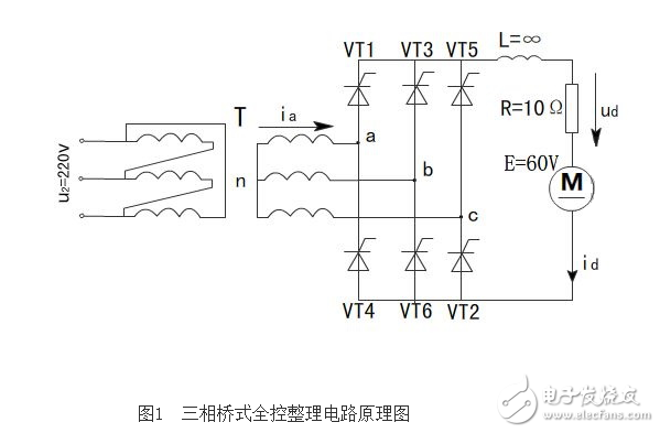What is the three-phase full-wave rectifier circuit, what is the working principle of the three-phase full-wave rectifier circuit, and the circuit diagram of the three-phase full-wave rectifier circuit