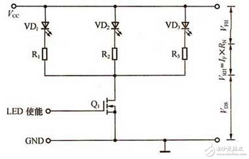 Appreciation of classic enhanced white LED circuit: