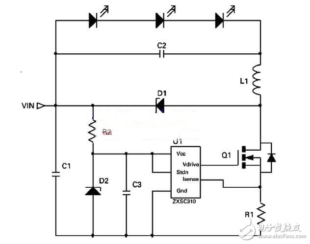 White LEDs can be connected in series or in parallel, and each of these solutions has advantages and disadvantages. The disadvantage of the parallel mode is that the LED current and brightness cannot be automatically matched. The series maintains the inherent matching characteristics but requires a higher supply voltage. Since the forward voltage drop of white LEDs is 3 to 4V (typical), the battery voltage of most portable electronic devices is not enough to drive the LEDs, whether in parallel or in series, so an independent power supply is required.