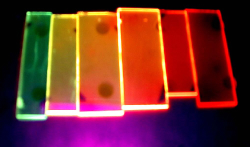 New OLED light source material is glass and lamp