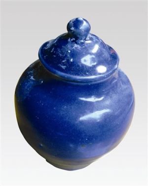 There are several changes in the color of the Ming Dynasty blue glaze