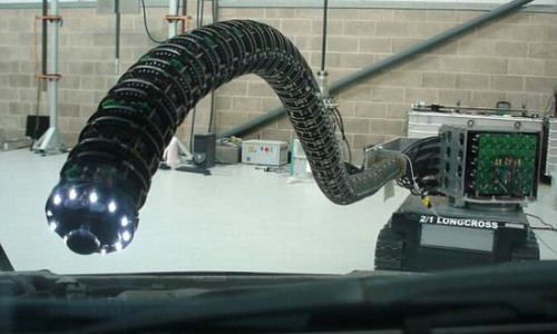 British developed machine snakes for aviation and security inspections