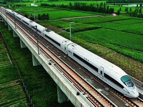 Chinese high-speed rail equipment "going out"