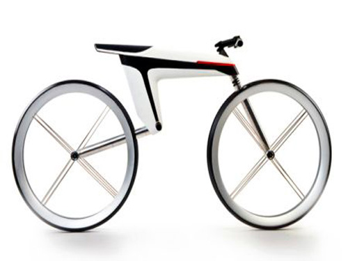 Foreign new carbon fiber electric bicycle