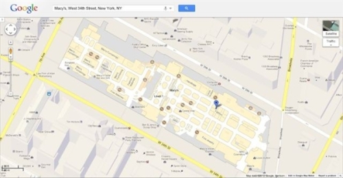 Google indoor map landing PC platform