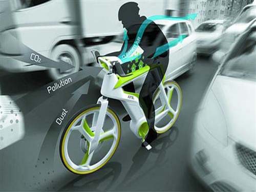 Take a look at bicycles that can clean the air