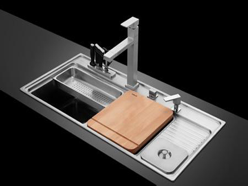 Faucet, sink selection