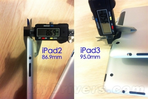 iPad 3 real machine exposure: body thickness 9.5mm