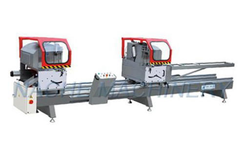 Aluminum double-head saw short material cutting solution