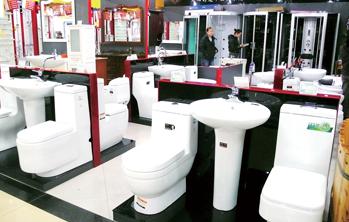 The bathroom industry is private and overspread