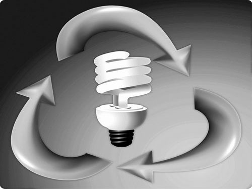 General household lighting sources will be incorporated into recycling
