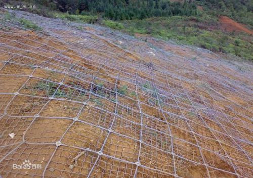 Application scope of active slope protection net