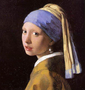 Teenage girl wearing pearl earrings: more mysterious than Mona Lisa