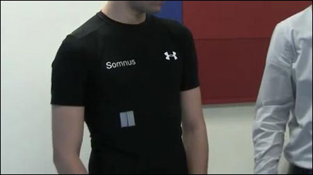 "Sleep T-shirt" monitors your sleep