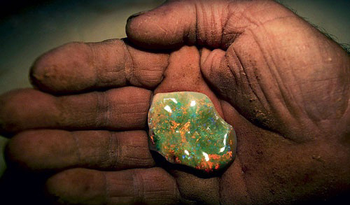 Mysterious Color Changing Stone Opal