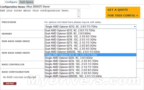 16-Core Acceleration 3.5GHz: Server Bulldozer Reveals Four More