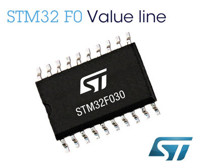 ST builds the latest value series microcontroller