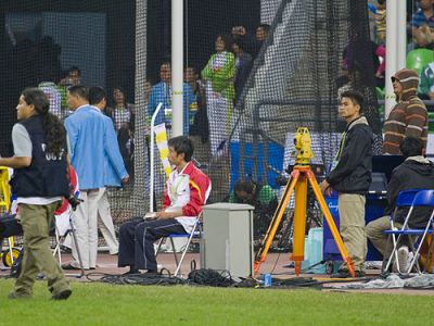 Total station aids Guangzhou Asian Games